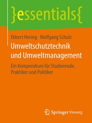 cover image of Umweltschutztechnik und Umweltmanagement